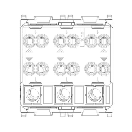 Vimar Plana Three 1P 20AX 1-Way Switches, 250V, 2-Module, Lightable, IP40 ([vimar.com][1])  [1]: https://www.vimar.com/en/int/catalog/product/index/code/14003 "Three 1P 20AX 1-way switches white - 14003 - Vimar" — Quality Boat Parts