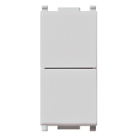 Vimar Plana Two Independent 1P NO+NO Push Buttons, 10A, 250V, IP40, Flush Mount — Quality Boat Parts