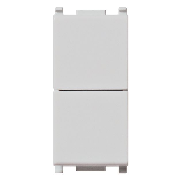 Vimar Plana Two Independent 1P NO+NO Push Buttons, 10A, 250V, IP40, Flush Mount — Quality Boat Parts