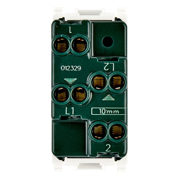 Vimar Plana Two Independent 1P NO+NO Push Buttons, 10A, 250V, IP40, Flush Mount — Quality Boat Parts