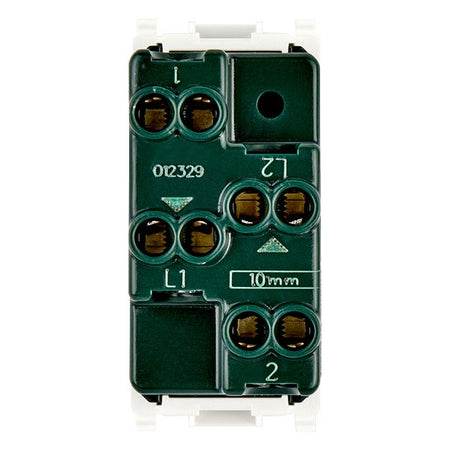 Vimar Plana Two Independent 1P NO+NO Push Buttons, 10A, 250V, IP40, Flush Mount — Quality Boat Parts