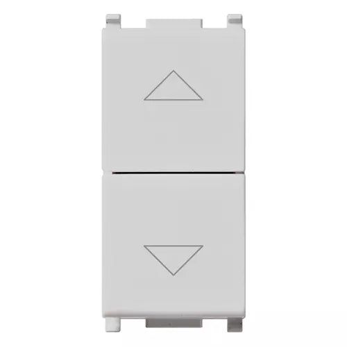 Vimar Plana Two Interlocked 1P NO+NO Push Buttons, 10A 250V, IP40 — Quality Boat Parts