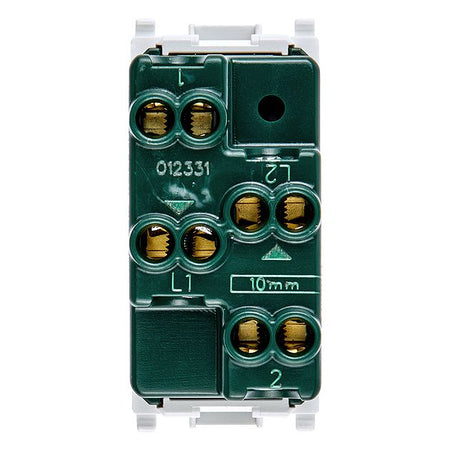 Vimar Plana Two Interlocked 1P NO+NO Push Buttons, 10A 250V, IP40 — Quality Boat Parts
