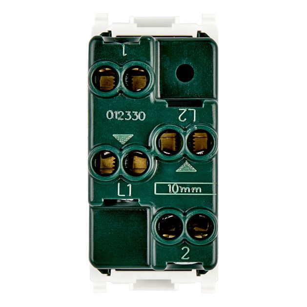 Vimar Plana Two Interlocked 1P NO+NO Push Buttons, 10A 250V, IP40 — Quality Boat Parts
