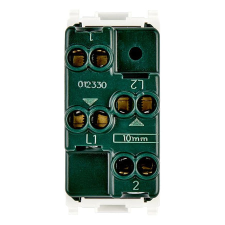 Vimar Plana Two Interlocked 1P NO+NO Push Buttons, 10A 250V, IP40 — Quality Boat Parts
