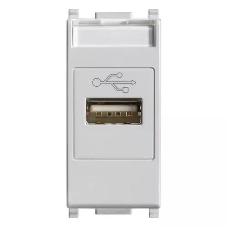 Vimar Plana USB Socket Connector, 1 Module, IP20, Flush-Mounted, Screw Terminals — Quality Boat Parts
