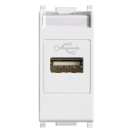 Vimar Plana USB Socket Connector, 1 Module, IP20, Flush-Mounted, Screw Terminals — Quality Boat Parts