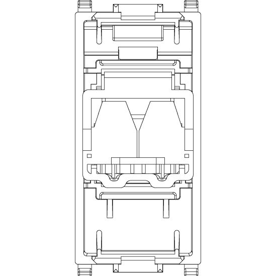 Vimar Plana USB Socket Connector, 1 Module, IP20, Flush-Mounted, Screw Terminals — Quality Boat Parts