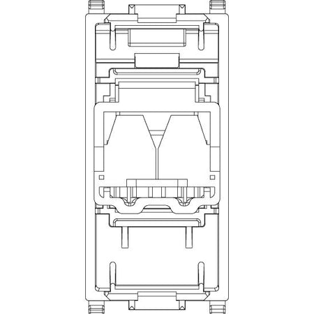 Vimar Plana USB Socket Connector, 1 Module, IP20, Flush-Mounted, Screw Terminals — Quality Boat Parts