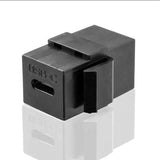 Vimar USB-C Keystone Insert Coupler, Female to Female, Fits Standard Keystone Panels — Quality Boat Parts