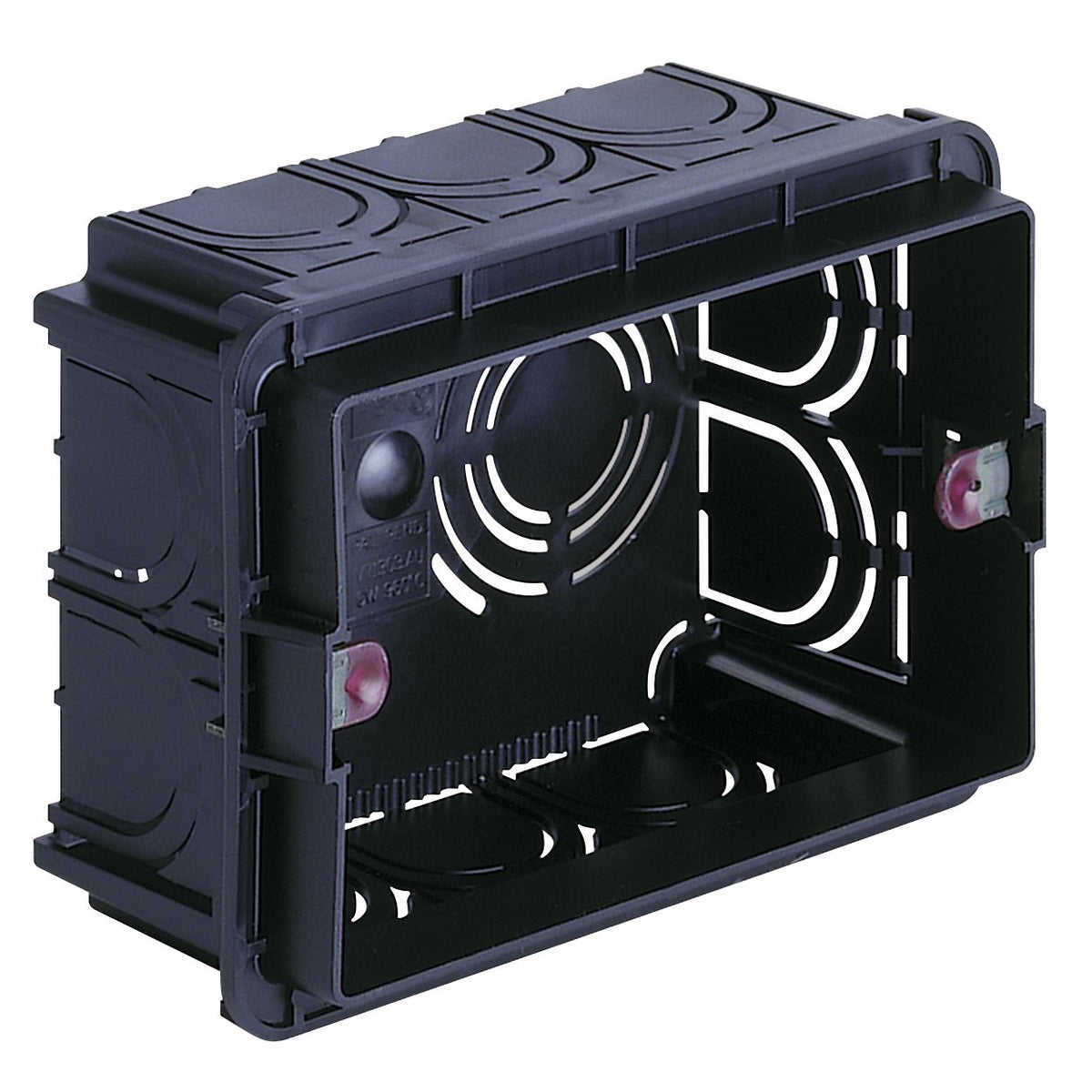 Vimar 3-Module Flush Mounting Box, For Masonry Walls, 20/25 mm Knockouts, 96 x 59 x 49.8 mm — Quality Boat Parts