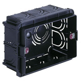 Vimar 3-Module Flush Mounting Box, For Masonry Walls, 20/25 mm Knockouts, 96 x 59 x 49.8 mm — Quality Boat Parts
