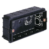 Vimar 5-Module Flush Mounting Box, For Masonry Walls, 20/25 mm Tube, 16 Inlets, Halogen-Free Plastic — Quality Boat Parts