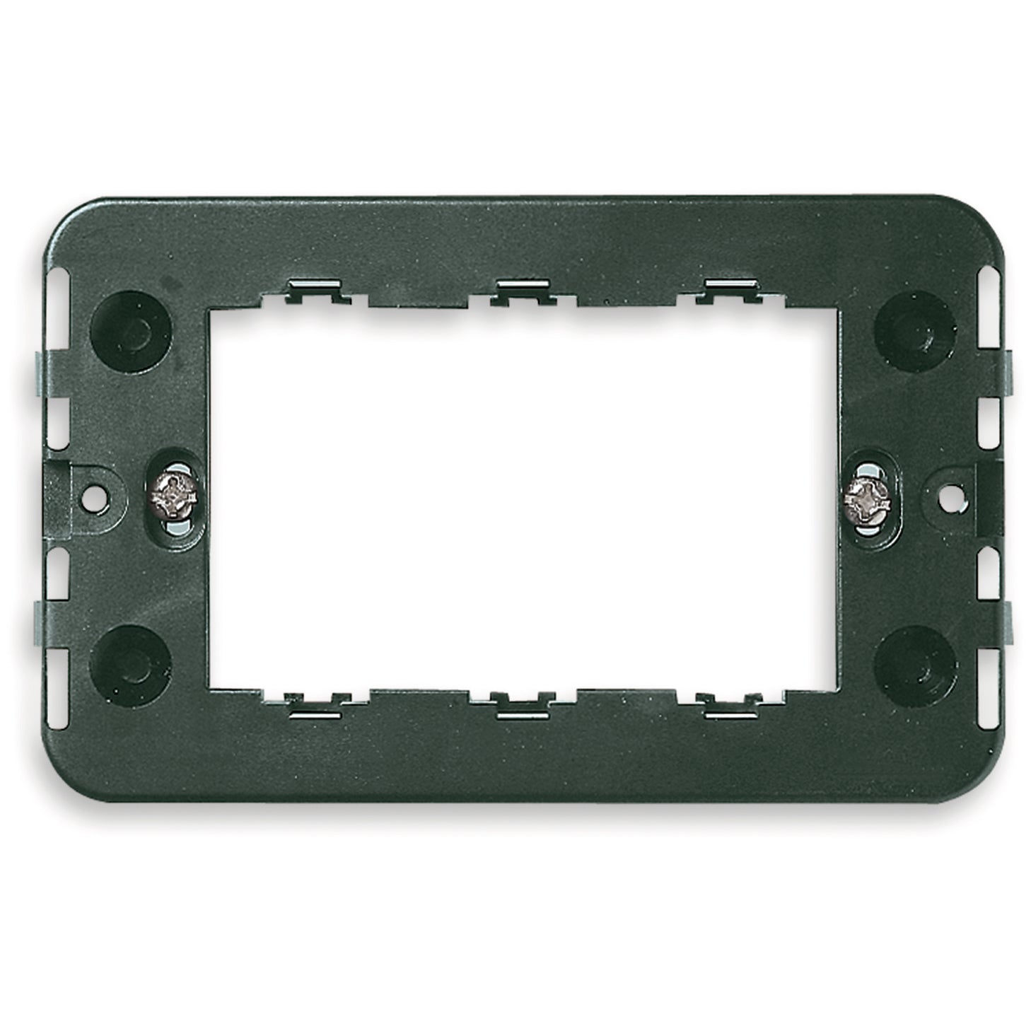 Vimar 8000 Series 3-Module Mounting Frame, For 09968 09973 09974 Boxes, Flush or Surface Mount, With Screws — Quality Boat Parts