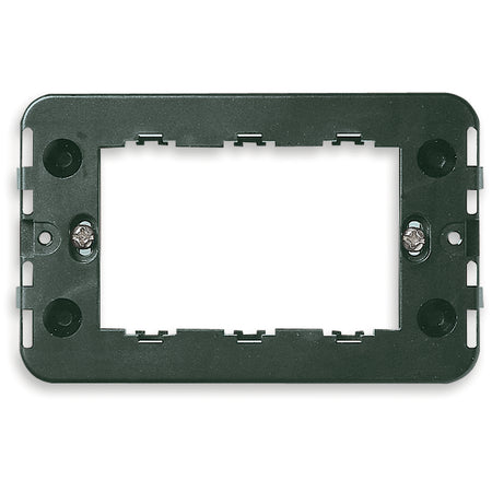 Vimar 8000 Series 3-Module Mounting Frame, For 09968 09973 09974 Boxes, Flush or Surface Mount, With Screws — Quality Boat Parts