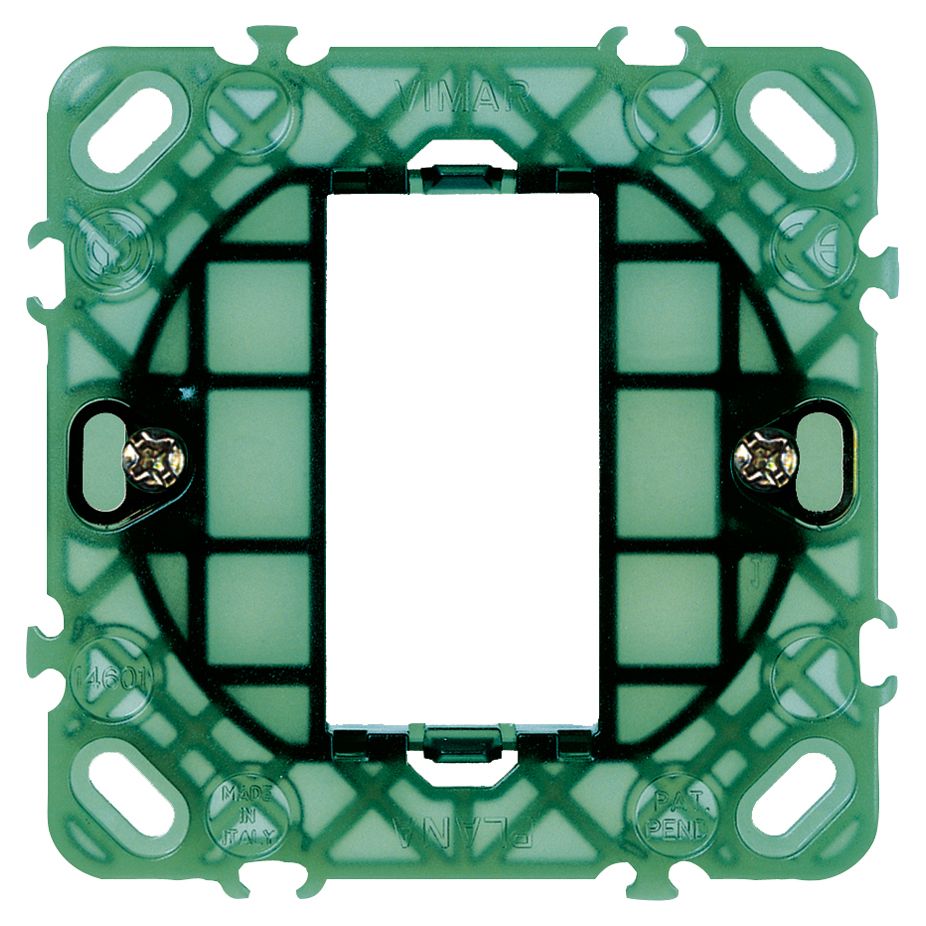Vimar Plana 1-Module Mounting Frame with Claws, For 60 mm Flush-Mount Boxes — Quality Boat Parts
