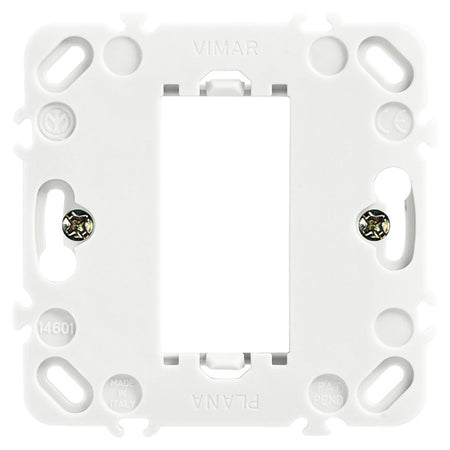 Vimar Plana 1-Module Mounting Frame with Claws, For 60 mm Flush-Mount Boxes — Quality Boat Parts