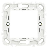 Vimar PLANA 2-Module Mounting Frame, For Ø 60 mm Mounting Boxes, 71 mm Centers, With Claws — Quality Boat Parts