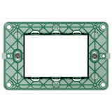 Vimar PLANA 3-Module Mounting Frame, For 3-Module Mounting Boxes, With Screws, Flush-Mounted — Quality Boat Parts