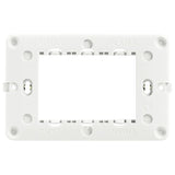 Vimar PLANA 3-Module Mounting Frame, For 3-Module Mounting Boxes, With Screws, Flush-Mounted — Quality Boat Parts