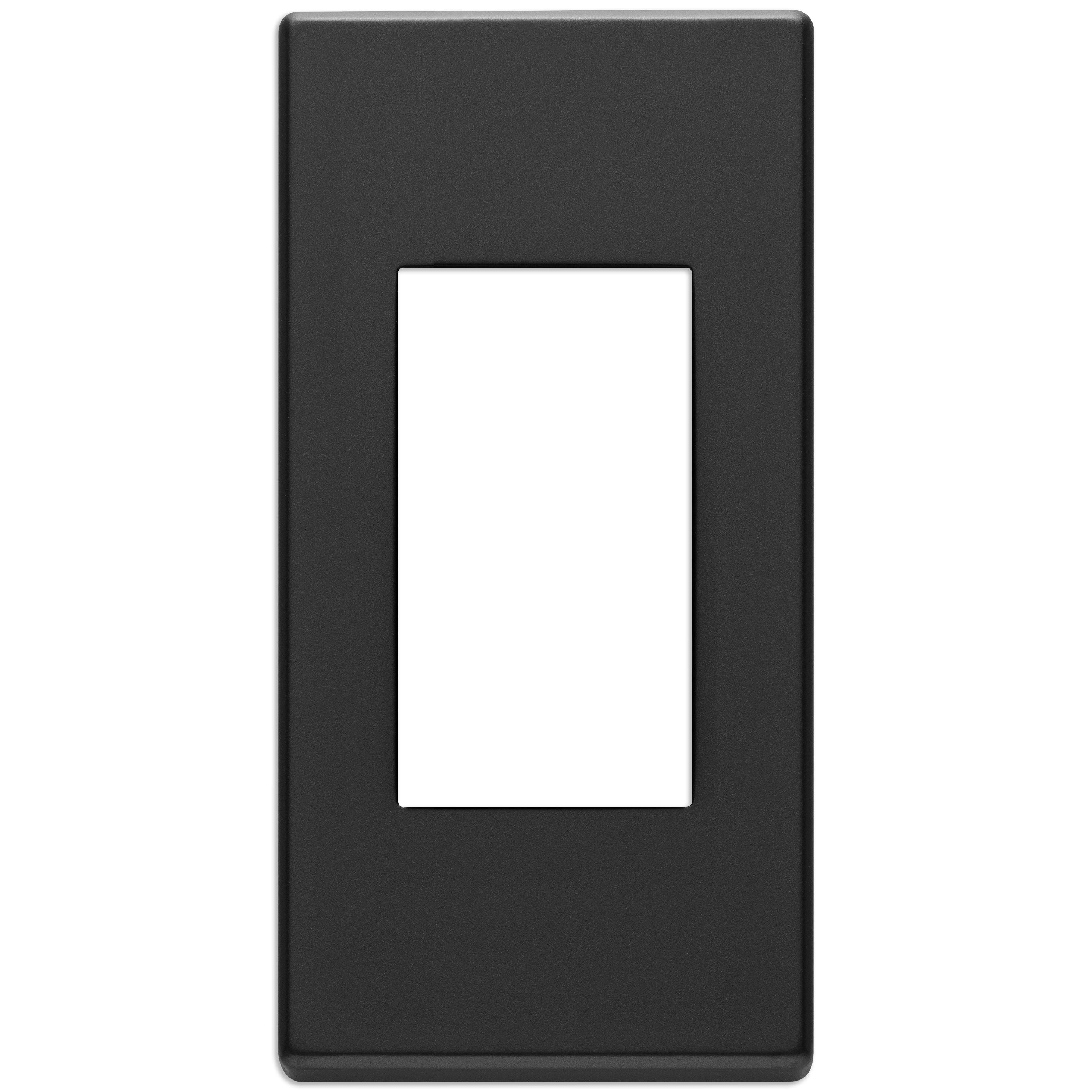 Vimar EIKON 1-Module Cover Plate, Metal, 42 x 82 mm, Clamp Mounting — Quality Boat Parts
