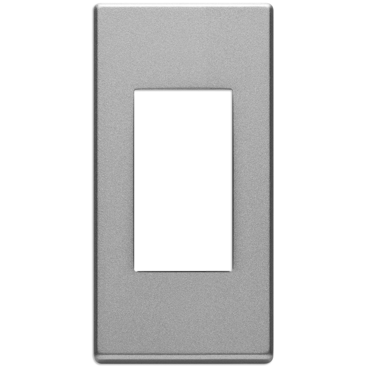 Vimar EIKON 1-Module Cover Plate, Metal, 42 x 82 mm, Clamp Mounting — Quality Boat Parts