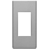 Vimar EIKON 1-Module Cover Plate, Metal, 42 x 82 mm, Clamp Mounting — Quality Boat Parts