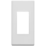 Vimar EIKON 1-Module Cover Plate, Metal, 42 x 82 mm, Clamp Mounting — Quality Boat Parts