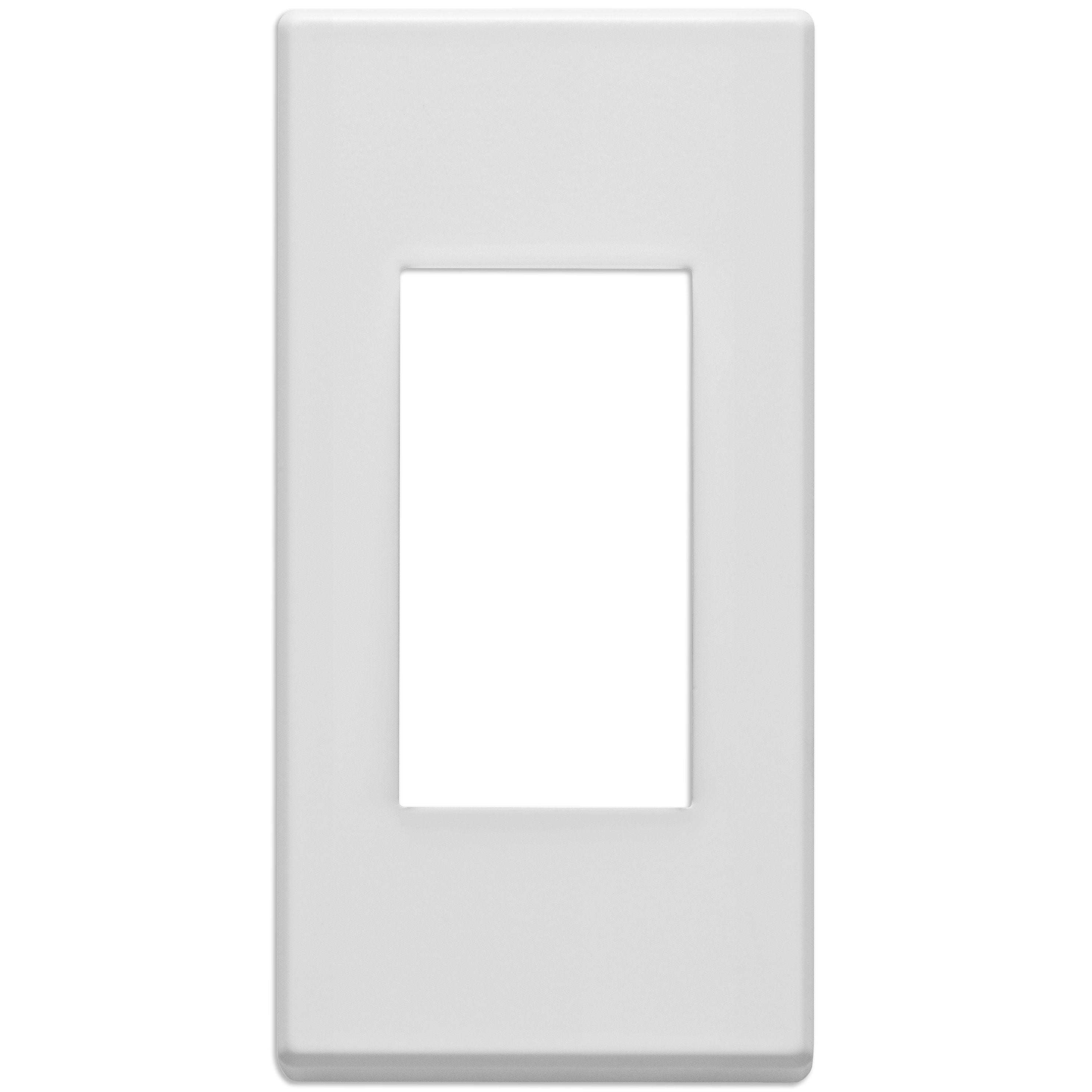 Vimar EIKON 1-Module Cover Plate, Metal, 42 x 82 mm, Clamp Mounting — Quality Boat Parts