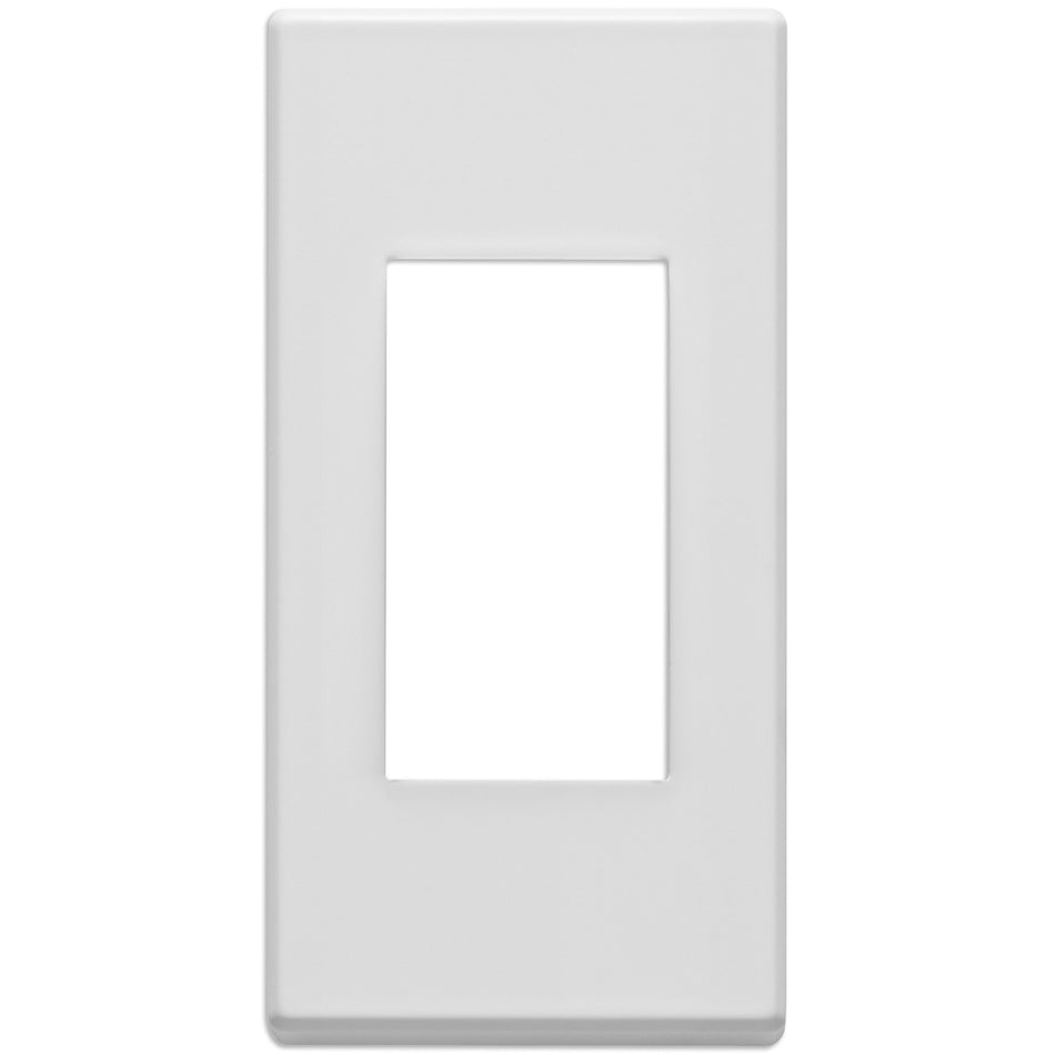 Vimar EIKON 1-Module Cover Plate, Metal, 42 x 82 mm, Clamp Mounting — Quality Boat Parts