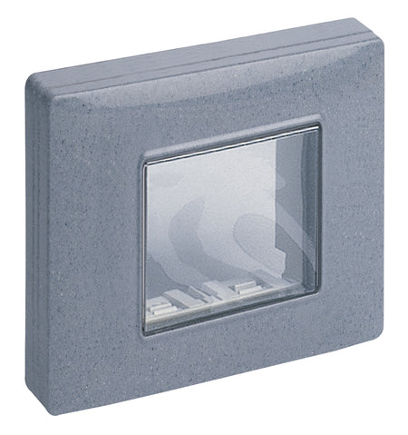 Vimar 2-Module IP55 Cover Plate, For Eikon and Plana Series, With Screws, 60 mm Mounting Boxes — Quality Boat Parts
