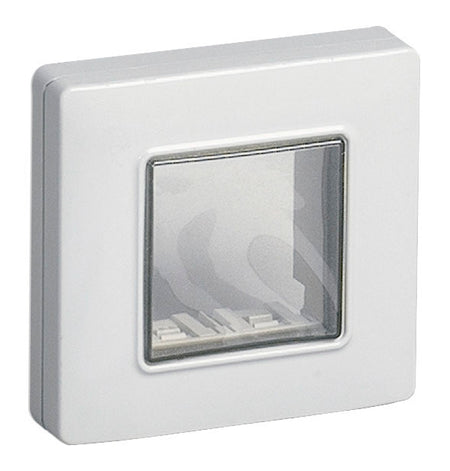 Vimar 2-Module IP55 Cover Plate, For Eikon and Plana Series, With Screws, 60 mm Mounting Boxes — Quality Boat Parts