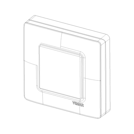 Vimar 2-Module IP55 Cover Plate, For Eikon and Plana Series, With Screws, 60 mm Mounting Boxes — Quality Boat Parts