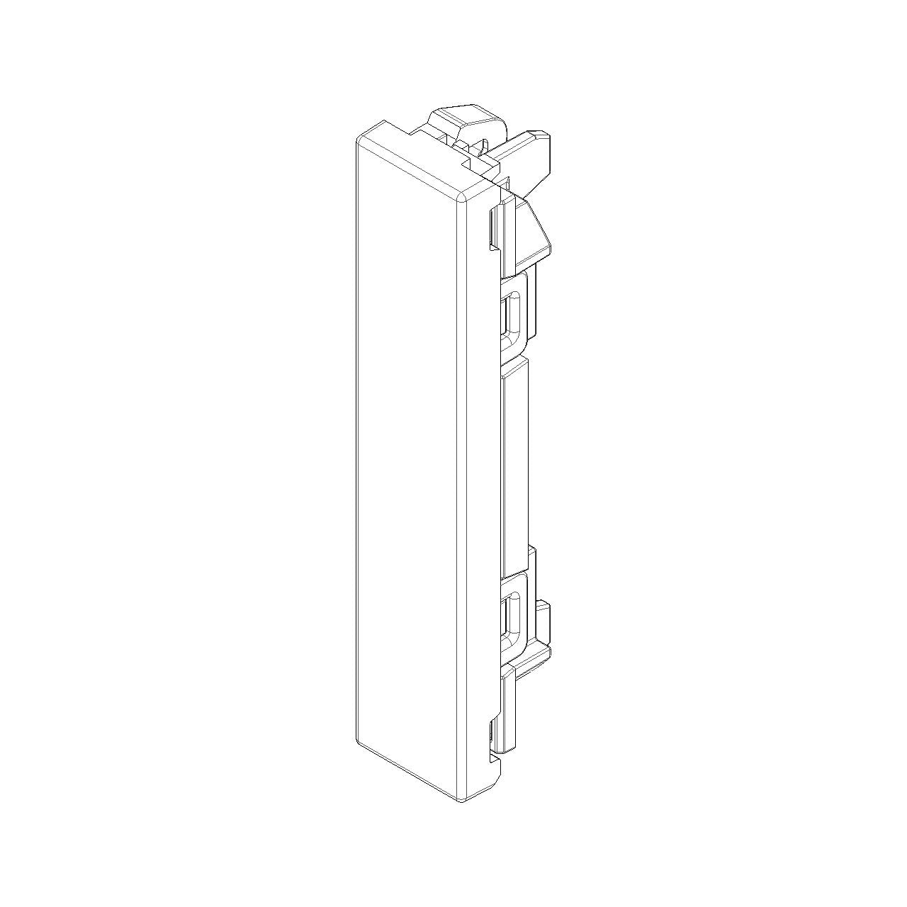 Vimar LINEA 1/2M Blank Module, Halogen-Free, IP40, Thermoplastic — Quality Boat Parts