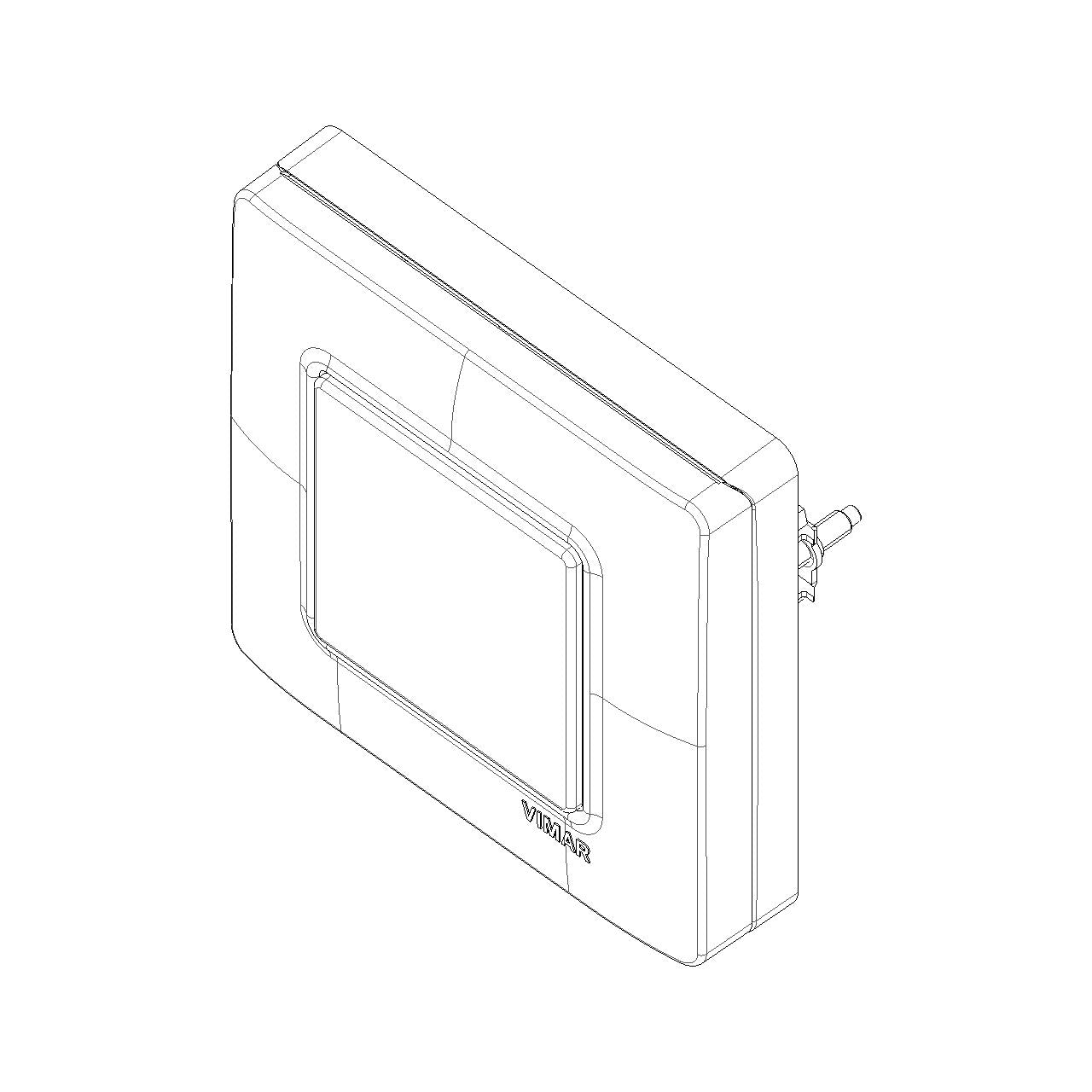 Vimar Isoset IP55 2-Module Cover Plate, For Eikon and Plana, With Claws — Quality Boat Parts