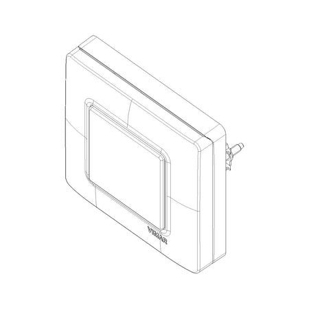 Vimar Isoset IP55 2-Module Cover Plate, For Eikon and Plana, With Claws — Quality Boat Parts