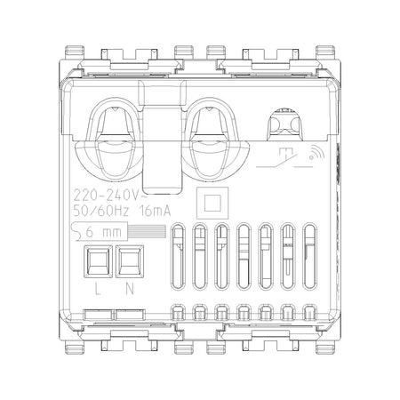 Vimar Eikon Wi-Fi Access Point, 230V, 2 Modules, 2 x 10/100 LAN, 2.4 GHz, IEEE 802.11 b/g/n — Quality Boat Parts