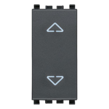 Vimar EIKON 2P 10A 2-Way Push Button, 250V, 6-Terminal, IP40, Central OFF Position — Quality Boat Parts