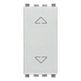 Vimar EIKON 2P 10A 2-Way Push Button, 250V, 6-Terminal, IP40, Central OFF Position — Quality Boat Parts