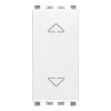 Vimar EIKON 2P 10A 2-Way Push Button, 250V, 6-Terminal, IP40, Central OFF Position — Quality Boat Parts