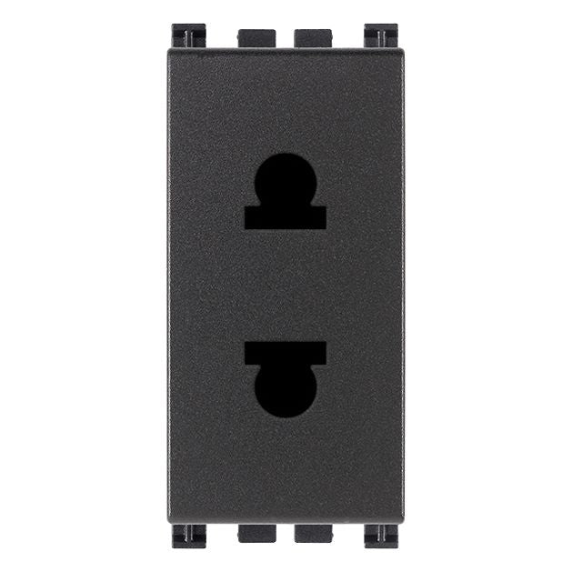 Vimar ARKÉ 2P USA+EU SICURY Outlet, 16A, 250V, IP20, Flush-Mounted — Quality Boat Parts