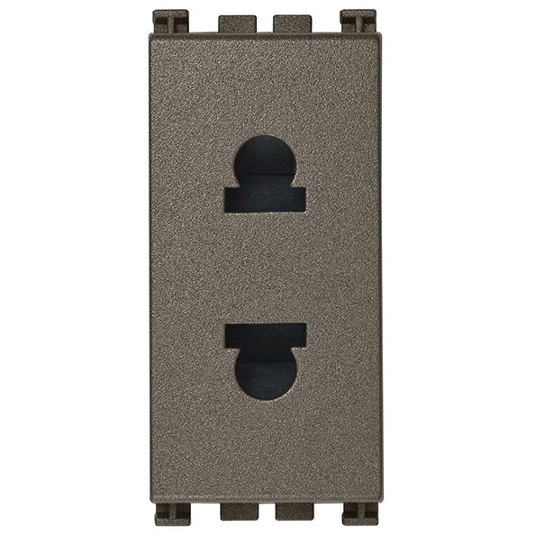 Vimar ARKÉ 2P USA+EU SICURY Outlet, 16A, 250V, IP20, Flush-Mounted — Quality Boat Parts