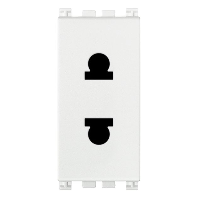 Vimar ARKÉ 2P USA+EU SICURY Outlet, 16A, 250V, IP20, Flush-Mounted — Quality Boat Parts