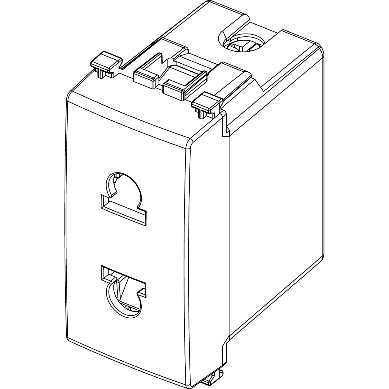 Vimar ARKÉ 2P USA+EU SICURY Outlet, 16A, 250V, IP20, Flush-Mounted — Quality Boat Parts