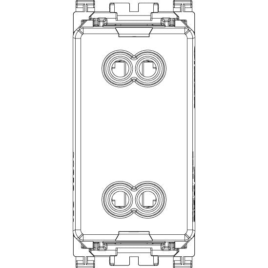 Vimar ARKÉ 2P USA+EU SICURY Outlet, 16A, 250V, IP20, Flush-Mounted — Quality Boat Parts