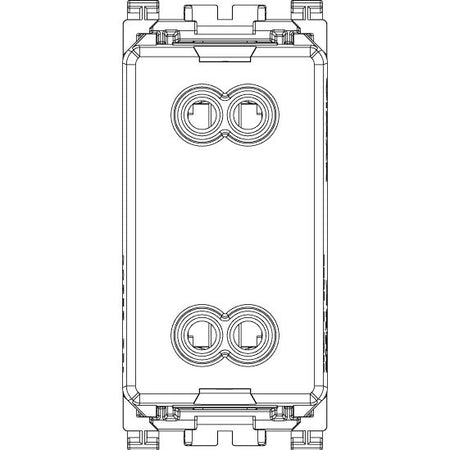 Vimar ARKÉ 2P USA+EU SICURY Outlet, 16A, 250V, IP20, Flush-Mounted — Quality Boat Parts