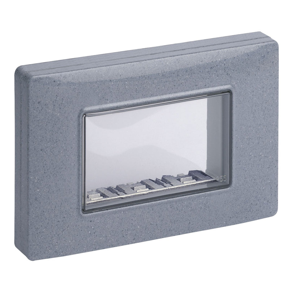 Vimar Isoset 3-Module IP55 Cover Plate, For Eikon, Arké, Plana, With Screws — Quality Boat Parts