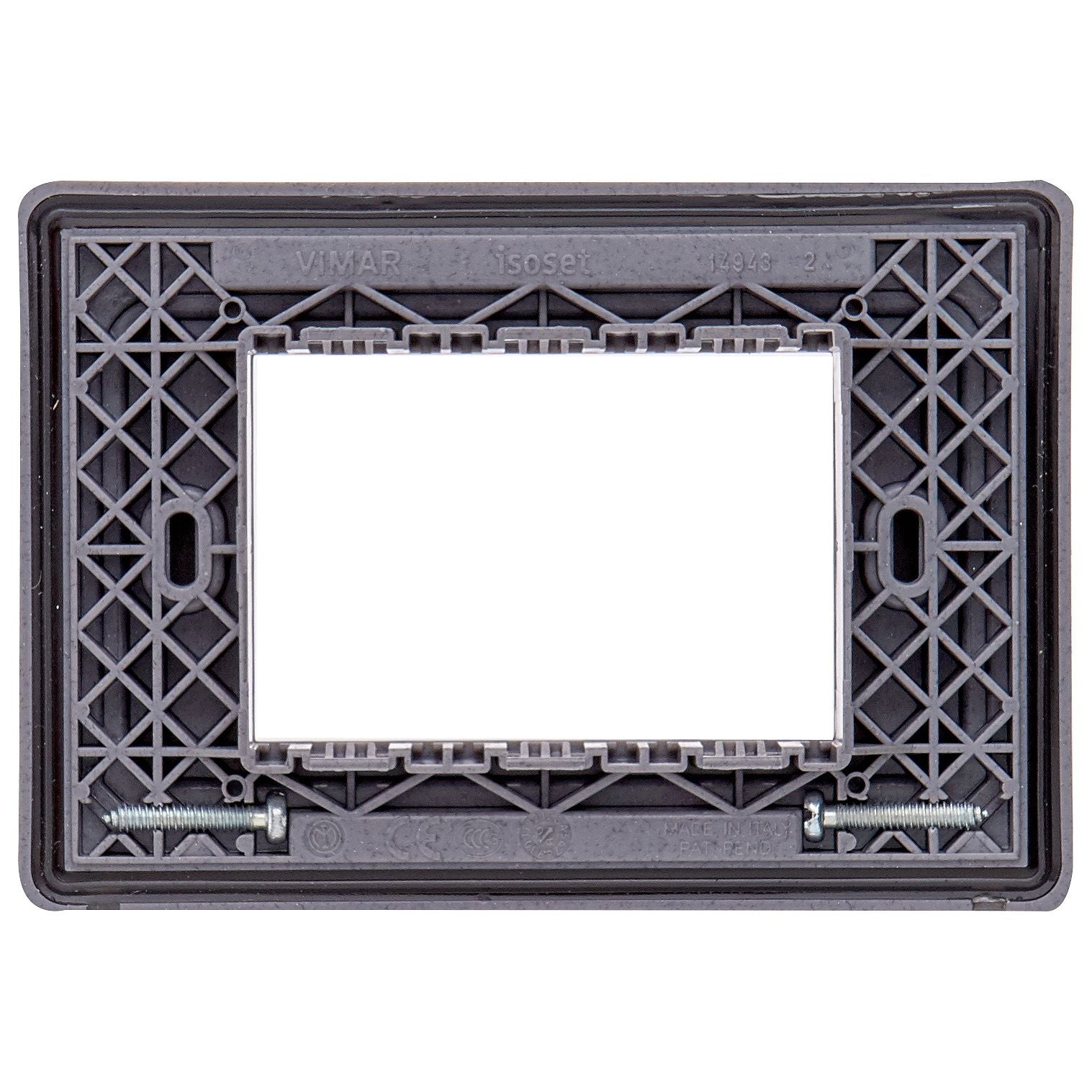 Vimar Isoset 3-Module IP55 Cover Plate, For Eikon, Arké, Plana, With Screws — Quality Boat Parts