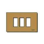 Vimar 8000 Series 3-Module Snap-Fix Cover Plate, For 08531 Mounting Frame — Quality Boat Parts