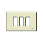 Vimar 8000 Series 3-Module Snap-Fix Cover Plate, For 08531 Mounting Frame — Quality Boat Parts